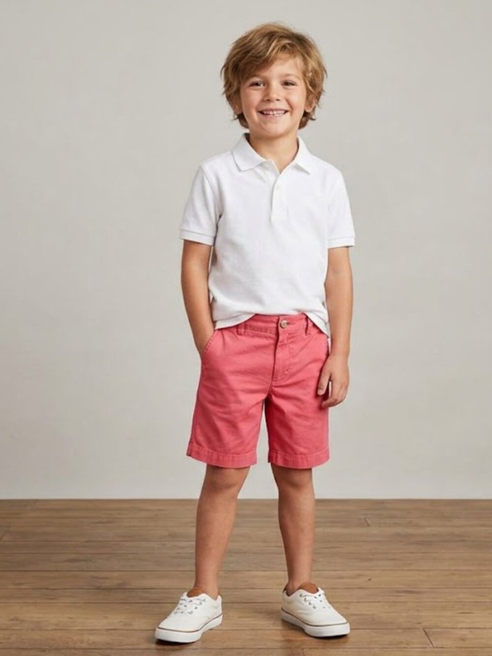 Vineyard Vines Classic Chino Boy’s Shorts Mariner Red Size 6